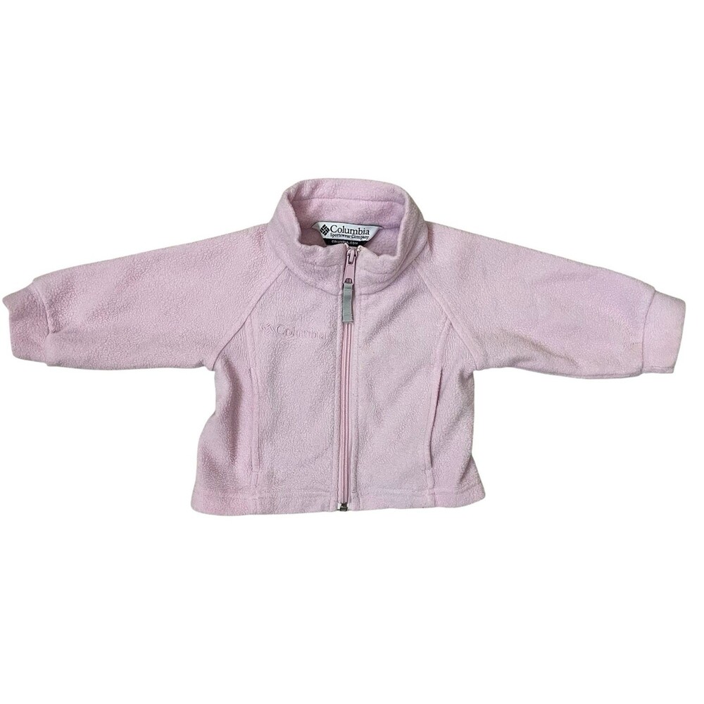 Columbia 12M Baby Girl Fleece Full Zip Jacket with Pockets